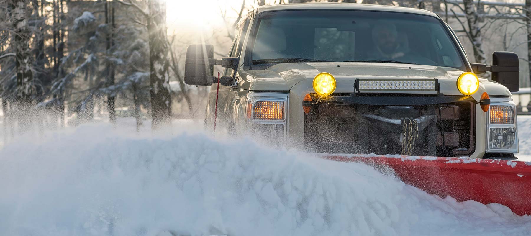 Snow removal service banner